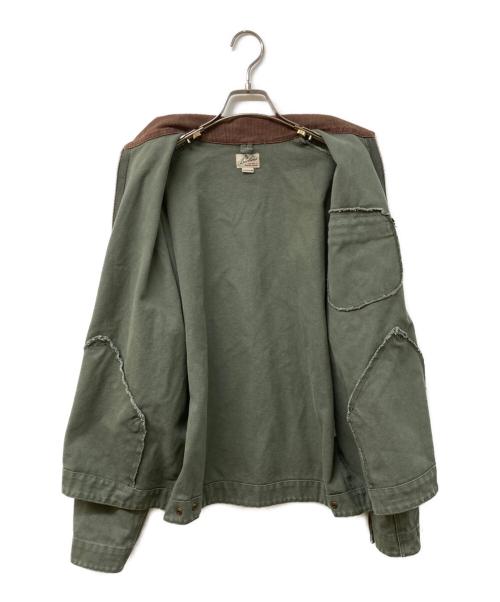 BACKERS（バッカーズ）BACKERS (バッカーズ) ダックワークジャケット グリーン サイズ:Mの古着・服飾アイテム
