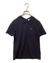LACOSTE LIVE（ラコステライブ）の古着「変形ポロシャツ」｜ネイビー