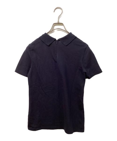 LACOSTE LIVE（ラコステライブ）LACOSTE LIVE (ラコステライブ) 変形ポロシャツ ネイビー サイズ:36の古着・服飾アイテム