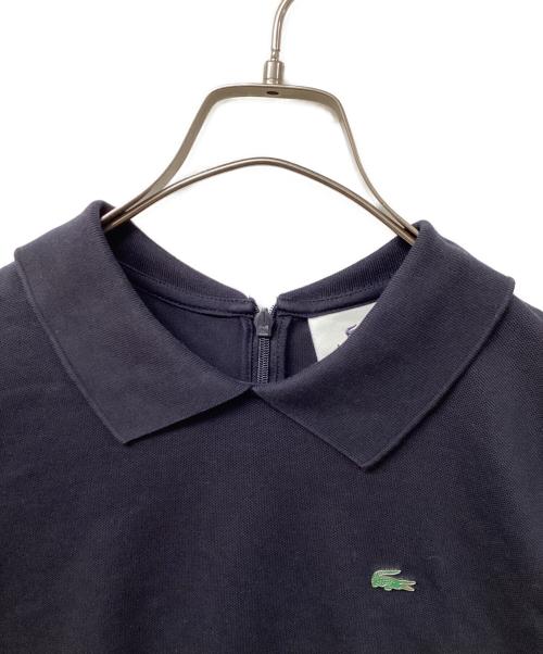 LACOSTE LIVE（ラコステライブ）LACOSTE LIVE (ラコステライブ) 変形ポロシャツ ネイビー サイズ:36の古着・服飾アイテム