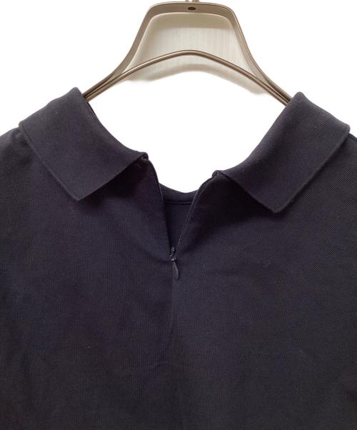 LACOSTE LIVE（ラコステライブ）LACOSTE LIVE (ラコステライブ) 変形ポロシャツ ネイビー サイズ:36の古着・服飾アイテム