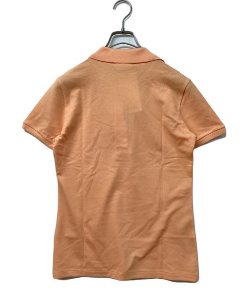 LACOSTE（ラコステ）LACOSTE (ラコステ) ストレッチコットンピケポロシャツ オレンジ サイズ:36の古着・服飾アイテム