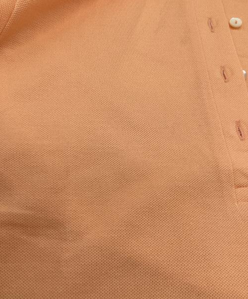 LACOSTE（ラコステ）LACOSTE (ラコステ) ストレッチコットンピケポロシャツ オレンジ サイズ:36の古着・服飾アイテム