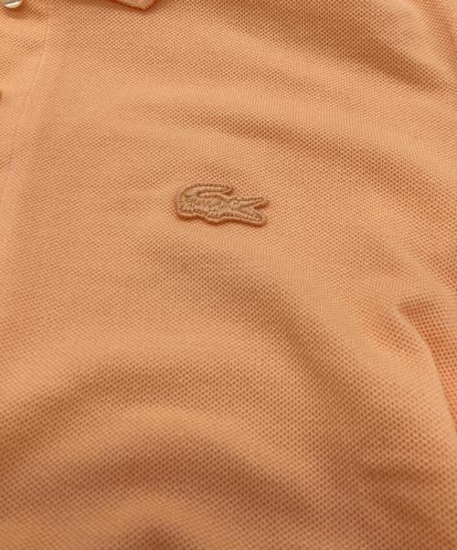 LACOSTE（ラコステ）LACOSTE (ラコステ) ストレッチコットンピケポロシャツ オレンジ サイズ:36の古着・服飾アイテム