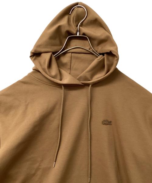 LACOSTE（ラコステ）LACOSTE (ラコステ) クールマックスミラノリブパーカ ブラウン サイズ:36の古着・服飾アイテム