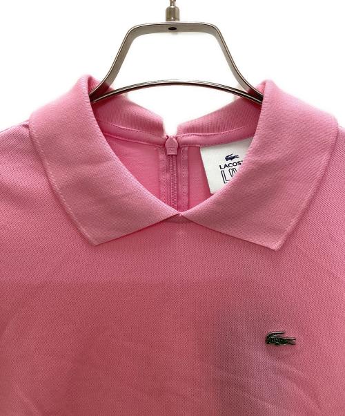 LACOSTE LIVE（ラコステライブ）LACOSTE LIVE (ラコステライブ) 変形ポロシャツ ピンク サイズ:36の古着・服飾アイテム