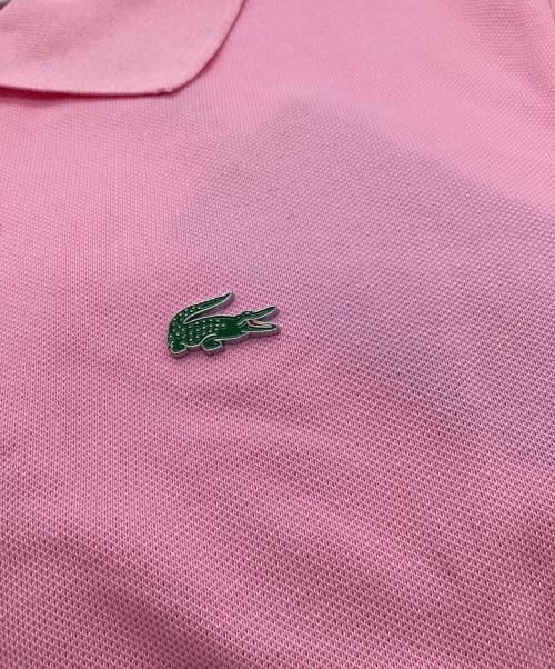 LACOSTE LIVE（ラコステライブ）LACOSTE LIVE (ラコステライブ) 変形ポロシャツ ピンク サイズ:36の古着・服飾アイテム