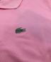 中古・古着 LACOSTE LIVE (ラコステライブ) 変形ポロシャツ ピンク サイズ:36：5000円
