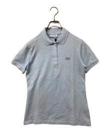 LACOSTE（ラコステ）の古着「ストレッチコットンピケポロシャツ」｜ライトブルー