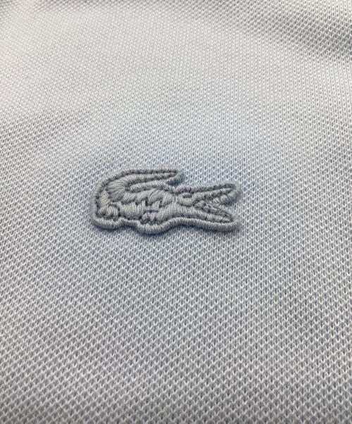 LACOSTE（ラコステ）LACOSTE (ラコステ) ストレッチコットンピケポロシャツ ライトブルー サイズ:36の古着・服飾アイテム