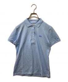 LACOSTE（ラコステ）の古着「ストレッチコットンピケポロシャツ」｜スカイブルー