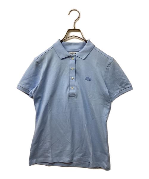 LACOSTE（ラコステ）LACOSTE (ラコステ) ストレッチコットンピケポロシャツ スカイブルー サイズ:36の古着・服飾アイテム