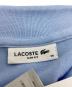 中古・古着 LACOSTE (ラコステ) ストレッチコットンピケポロシャツ スカイブルー サイズ:36：6000円