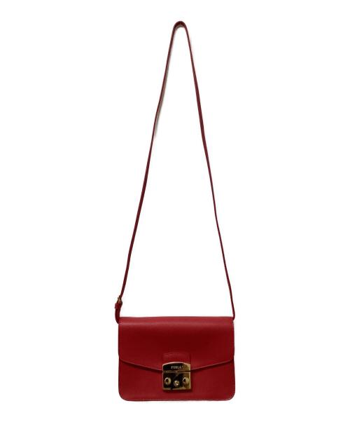 FURLA（フルラ）FURLA (フルラ) メトロポリス ショルダーバッグ レッドの古着・服飾アイテム