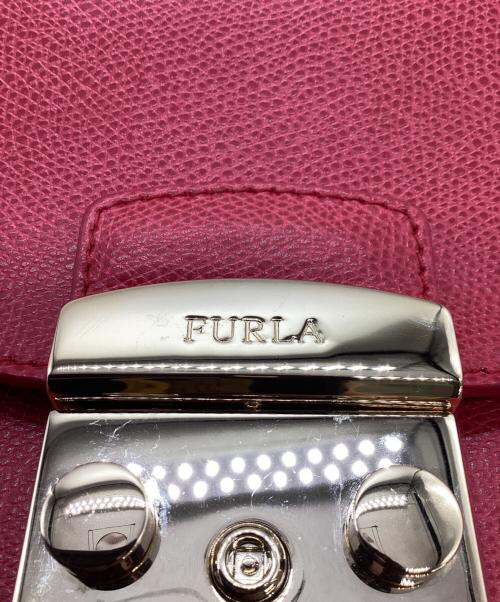 FURLA（フルラ）FURLA (フルラ) メトロポリス ショルダーバッグ レッドの古着・服飾アイテム