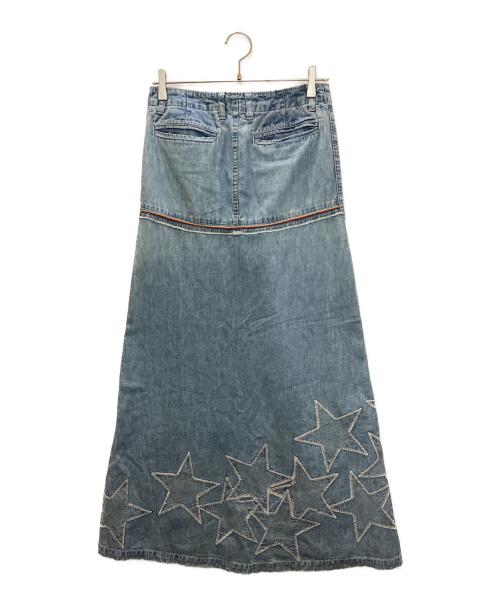 Hysteric Glamour（ヒステリックグラマー）Hysteric Glamour (ヒステリックグラマー) スターロングスカート インディゴ サイズ:SIZE Mの古着・服飾アイテム