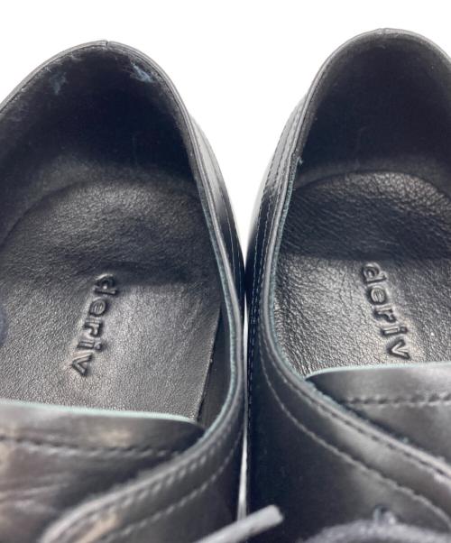 deriv（デリヴ）deriv (デリヴ) レザーシューズ ブラック サイズ:	SIZE 43の古着・服飾アイテム