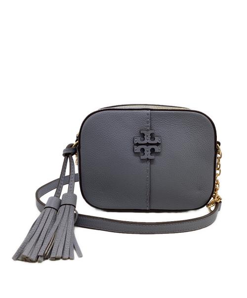 TORY BURCH（トリーバーチ）TORY BURCH (トリーバーチ) マックグローショルダーバッグ ブルーの古着・服飾アイテム