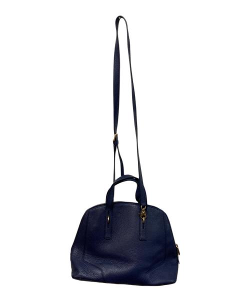 FURLA（フルラ）FURLA (フルラ) ハンドバッグ ネイビーの古着・服飾アイテム