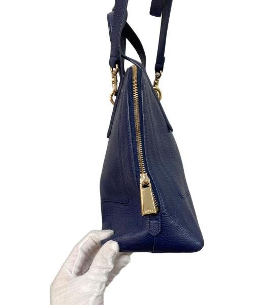 FURLA（フルラ）FURLA (フルラ) ハンドバッグ ネイビーの古着・服飾アイテム