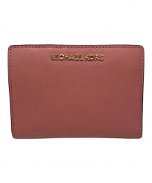 MICHAEL KORS（マイケルコース）の古着「Jet Set Medium Saffiano Leather Wallet」