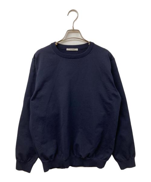 SLOANE（スローン）SLOANE (スローン) 14G天竺ポリエステルニット ネイビー サイズ:	SIZE 4の古着・服飾アイテム