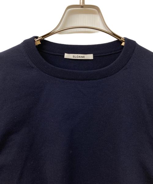 SLOANE（スローン）SLOANE (スローン) 14G天竺ポリエステルニット ネイビー サイズ:	SIZE 4の古着・服飾アイテム