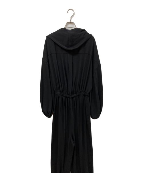 ENFOLD（エンフォルド）ENFOLD (エンフォルド) フーデッドジャンプスーツ ブラック サイズ:38の古着・服飾アイテム