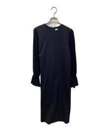 BALLSEY（ボールジィ）の古着「コットンナイロンポンチ コンビワンピース」｜ネイビー