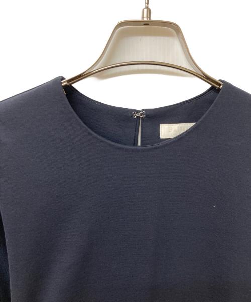 BALLSEY（ボールジィ）BALLSEY (ボールジィ) コットンナイロンポンチ コンビワンピース ネイビー サイズ:	SIZE 36の古着・服飾アイテム