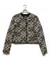 Karl Lagerfeld（カール ラガーフェルド）の古着「ノーカラーツイードジャケット」｜ホワイト×ブラック
