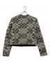 Karl Lagerfeld (カール ラガーフェルド) ノーカラーツイードジャケット ホワイト×ブラック サイズ:40：6000円