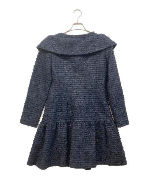 Rene（ルネ）Rene (ルネ) ツイードワンピース ネイビー サイズ:36の古着・服飾アイテム