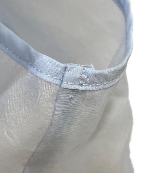 Snidel（スナイデル）Snidel (スナイデル) ノースリボウタイブラウス スカイブルー サイズ:Fの古着・服飾アイテム
