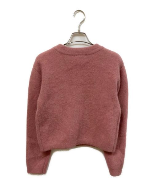 Snidel（スナイデル）Snidel (スナイデル) フォックスファーニットジャケット ピンク サイズ:SIZE 1の古着・服飾アイテム