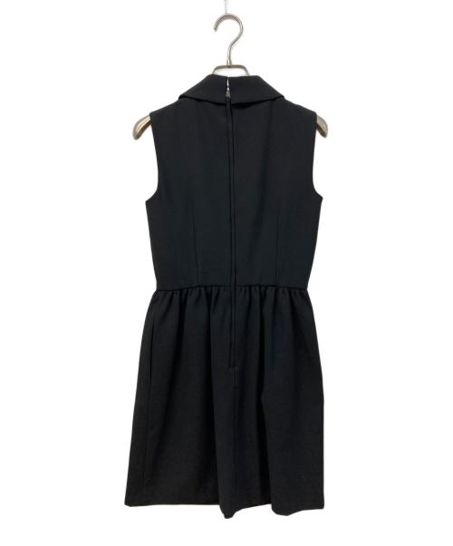 RED VALENTINO（レッドヴァレンティノ）RED VALENTINO (レッドヴァレンティノ) ノースリーブワンピース ブラック サイズ:SIZE 38の古着・服飾アイテム