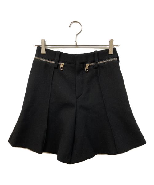 Chloe（クロエ）Chloe (クロエ) フロントジップショートパンツ ブラック サイズ:SIZE 34の古着・服飾アイテム