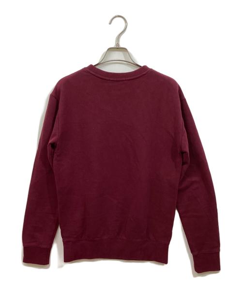 POLO RALPH LAUREN（ポロ・ラルフローレン）POLO RALPH LAUREN (ポロ・ラルフローレン) プリントスウェット ボルドー サイズ:SIZE XSの古着・服飾アイテム