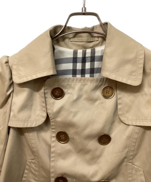 BURBERRY BLUE LABEL（バーバリー ブルー レーベル）BURBERRY BLUE LABEL (バーバリー ブルー レーベル) ショートコート ベージュ サイズ:38の古着・服飾アイテム