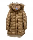 BLUE LABEL CRESTBRIDGEブルーレーベルクレストブリッジ）の古着「ダウンコート」｜ブラウン