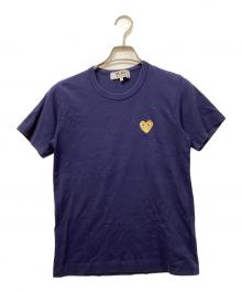 PLAY COMME des GARCONS（プレイコムデギャルソン）の古着「ハートロゴTシャツ」｜ネイビー