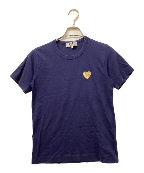 PLAY COMME des GARCONS（プレイコムデギャルソン）PLAY COMME des GARCONS (プレイコムデギャルソン) ハートロゴTシャツ ネイビー サイズ:SIZE Lの古着・服飾アイテム