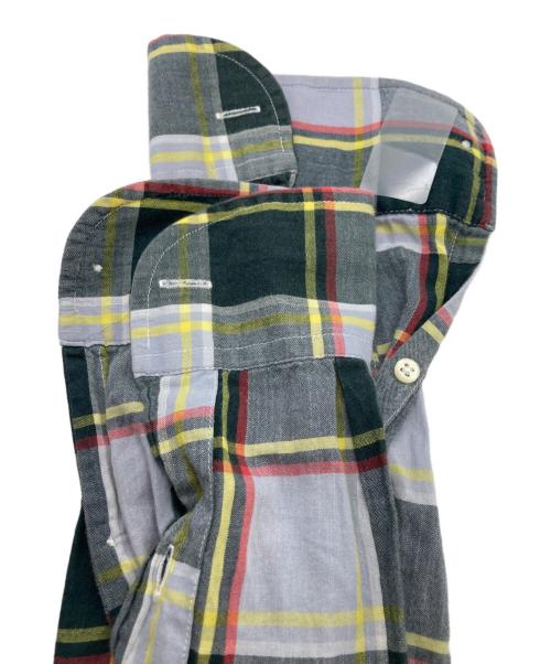 INDIVIDUALIZED SHIRTS（インディビジュアライズドシャツ）INDIVIDUALIZED SHIRTS (インディビジュアライズドシャツ) シャツ グリーン×グレー サイズ:SIZE14 1/2-32の古着・服飾アイテム