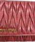 中古・古着 MIU MIU (ミュウミュウ) マテラッセチェーンショルダーウォレット ピンク：40000円