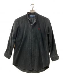 RALPH LAUREN（ラルフローレン）の古着「コーデュロイシャツ」｜ブラック