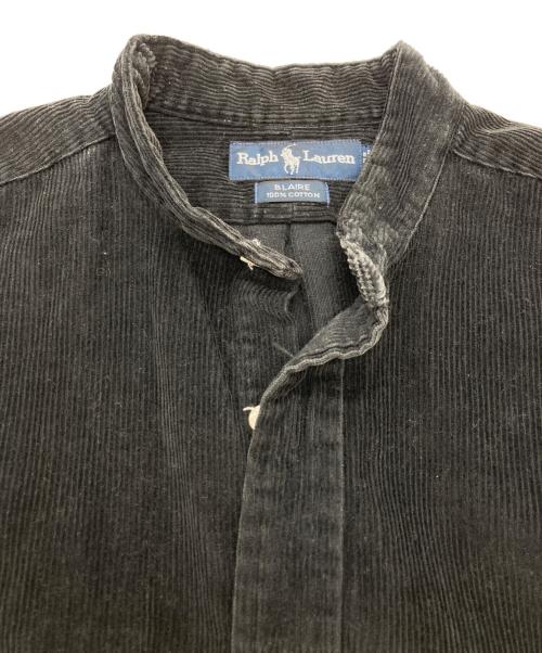 RALPH LAUREN（ラルフローレン）RALPH LAUREN (ラルフローレン) コーデュロイシャツ ブラック サイズ:Lの古着・服飾アイテム