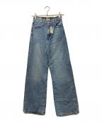 LEVI'S PReMIUMリーバイス プレミアム）の古着「RIBCAGE WIDE LEG」｜インディゴ