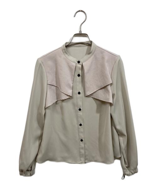 UNITED TOKYO（ユナイテッドトーキョー）UNITED TOKYO (ユナイテッドトーキョー) ウェーブヨークブラウス ベージュ サイズ:SIZE Freeの古着・服飾アイテム