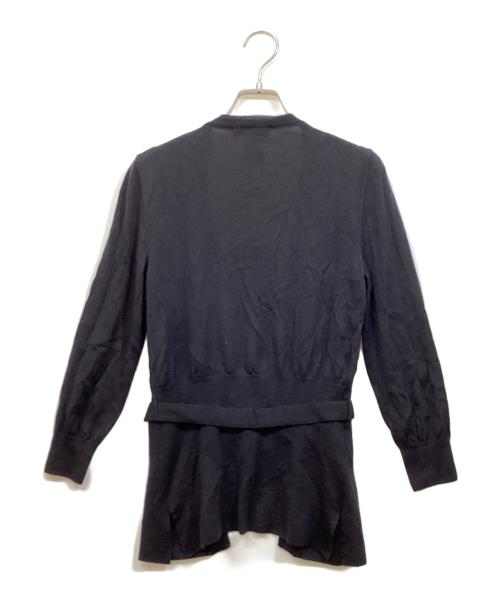 CELINE（セリーヌ）CELINE (セリーヌ) バックルニットカーディガン ブラック サイズ:SIZE Mの古着・服飾アイテム