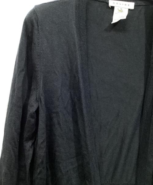 CELINE（セリーヌ）CELINE (セリーヌ) バックルニットカーディガン ブラック サイズ:SIZE Mの古着・服飾アイテム